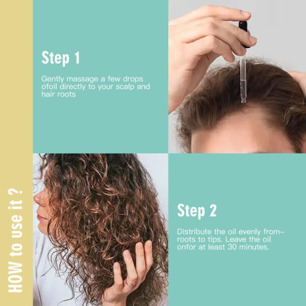 HAIR OIL Improves Dry Hair Organic Rosemary Hair Care Essential Oil - Image 3