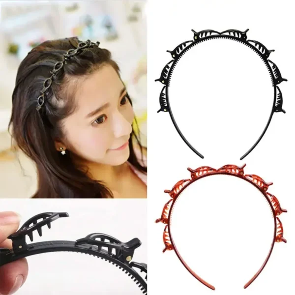 Unisex Alice Hairband Headband Men Women Sports Hair Band Hoop Metal Hoop Double Bangs Hairstyle Hairpin Hair Accessories New - Image 2