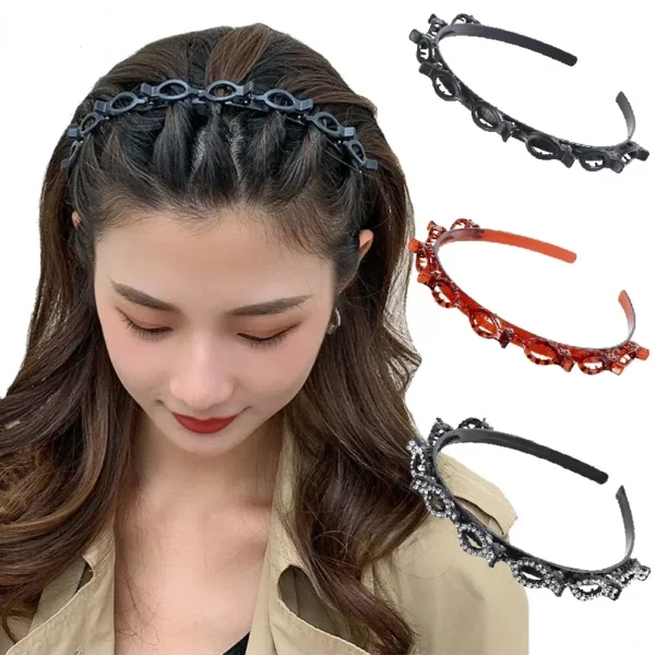 Unisex Alice Hairband Headband Men Women Sports Hair Band Hoop Metal Hoop Double Bangs Hairstyle Hairpin Hair Accessories New - Image 3