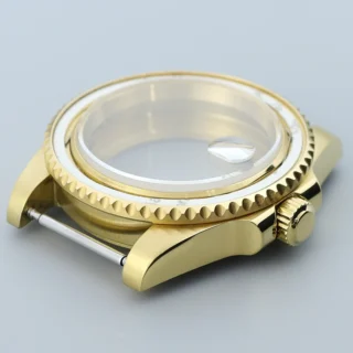 Diving 40mm Yacht Watch Case Sapphire Glass For Seiko Nh35 Nh36 Nh34 Nh38 Eta2824 Miyota 8215 Movement 28.5mm dial gmt SUB Style
