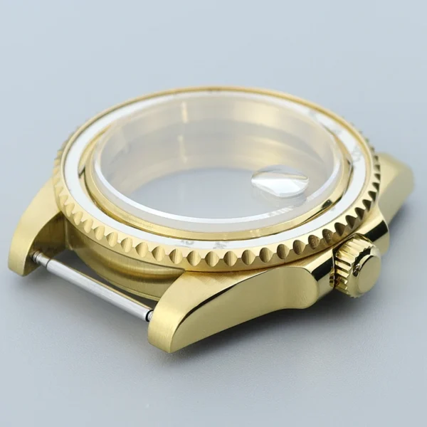 Diving 40mm Yacht Watch Case Sapphire Glass For Seiko Nh35 Nh36 Nh34 Nh38 Eta2824 Miyota 8215 Movement 28.5mm dial gmt SUB Style